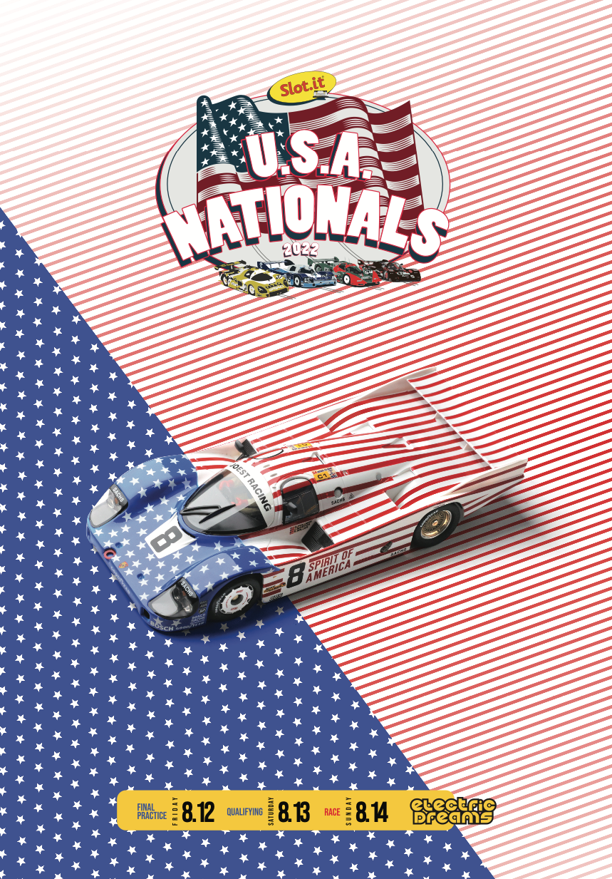 2022 Slot.it U.S.A. Nationals Official Poster